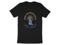 Black t-shirt with "Under the Protection of Jesus Christ" text and religious imagery.